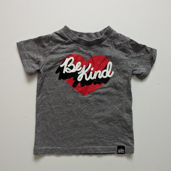 Whistle and Flute Be Kind Heart T-Shirt - Picture 1 of 4